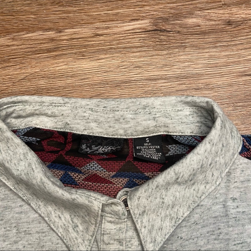 Aztec Pattern Daytrip Button Down Shirt - image 6